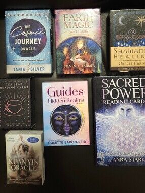 Huge Lot Boxed Oracle Card Sets WOW!!